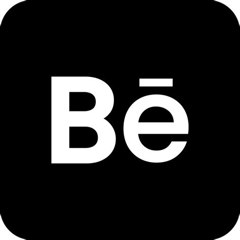 behance logo icon.